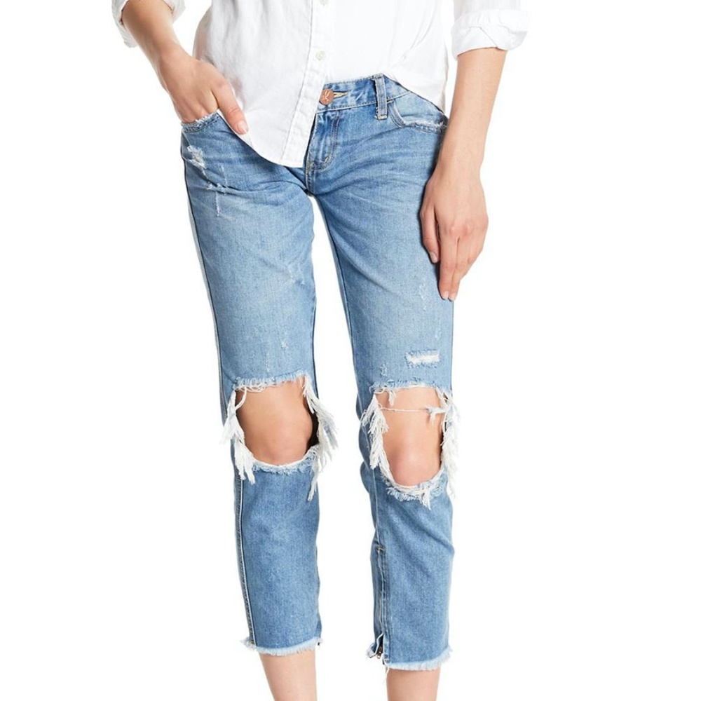 ONE Teaspoon Blue Bone Freebirds New with Tags